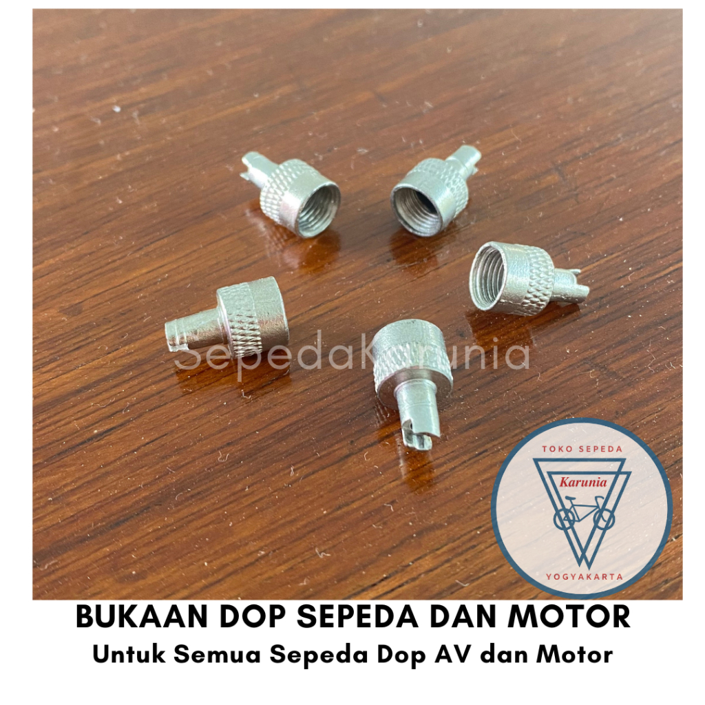 Bukaan Dop Kunci Pembuka Dop Cop Pentil Ban Dalam Sepeda AV Dan Motor
