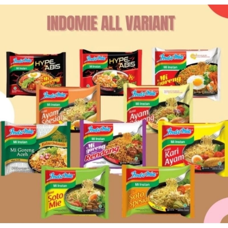

INDOMIE / Mi Sedap / Sarimi harga 1pc