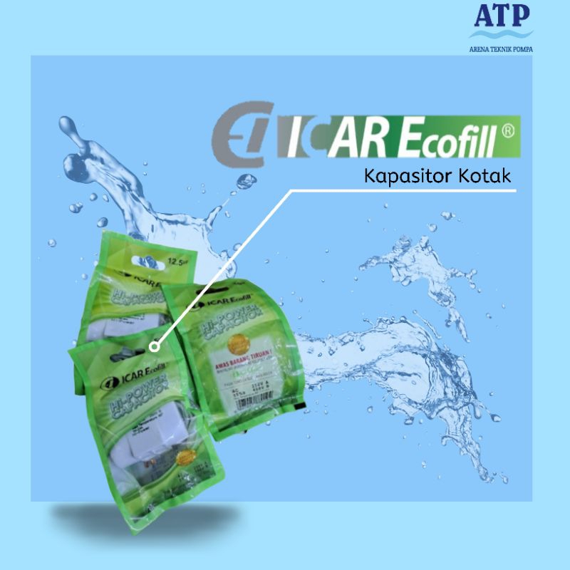 Icar Ecofill Kapasitor Kotak Pompa Air - Water Pump Capacitor
