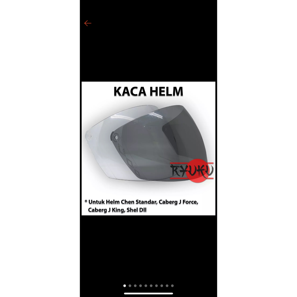 ￼KACA HELM UNTUK HELM CHEN CHEN STANDAR, CABERG(J FORCE, J KING), SHEL, G74