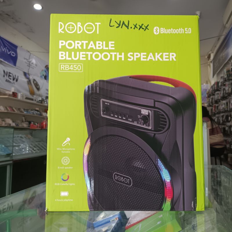 Speaker Karoke Portable Robot RB450