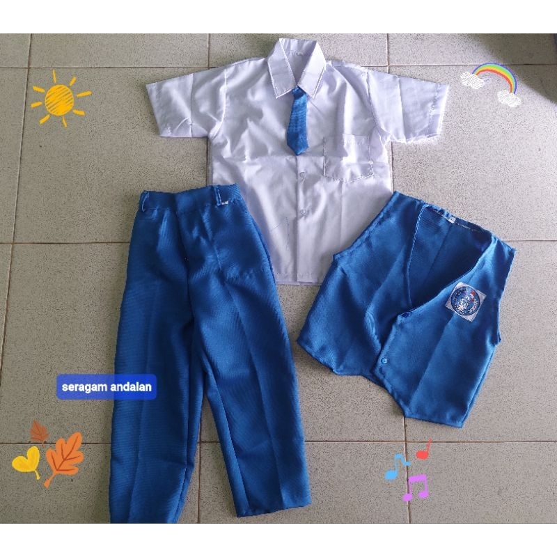 Seragam TK nasional Pendek Panjang