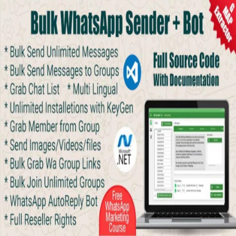 HOT PROMO WaBulker Bulk WhatsApp sender
