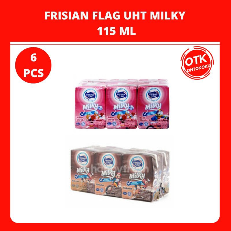 

FRISIAN FLAG SUSU UHT MILKY 115 ML - 6 PCS