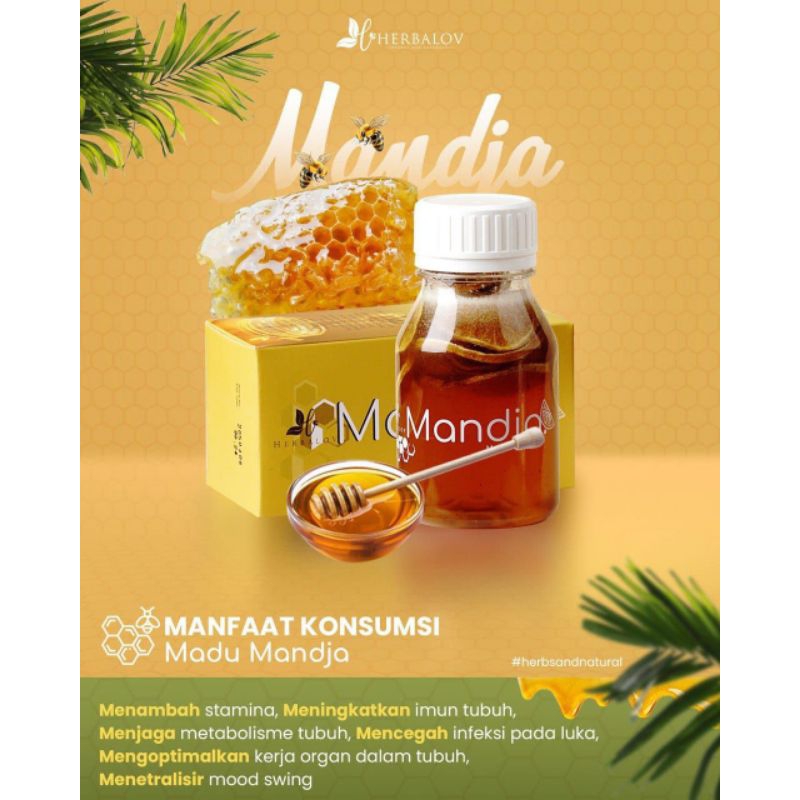 

[HERBALOV] MANDJA, madu multifora plus dries Lemon segar dan sehat