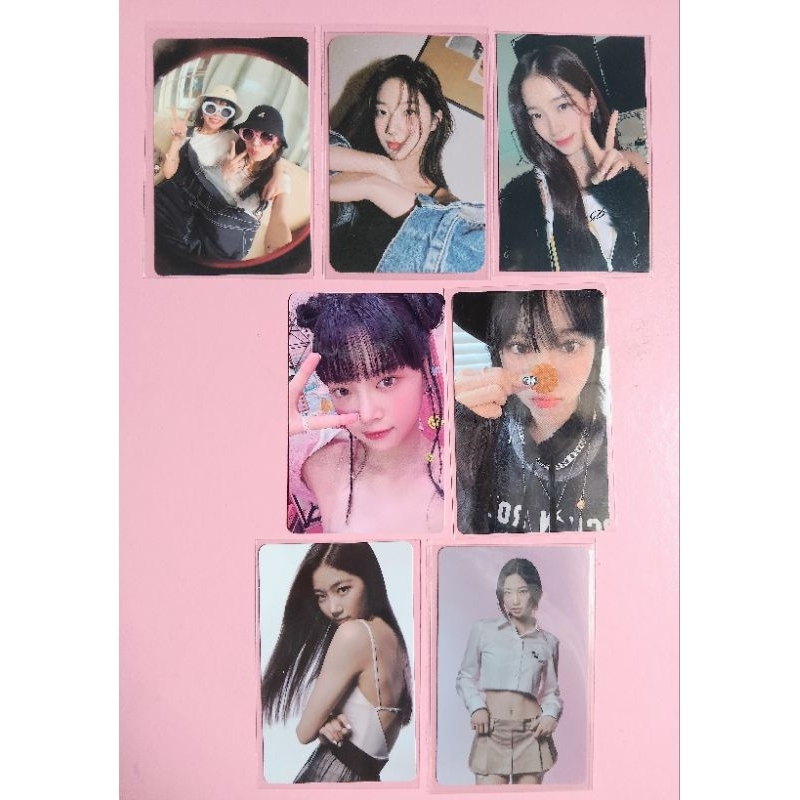 (BISA REQ SHOPEE LIVE) PHOTOCARD OFFICAL LE SSERAFIM UNFORGIVEN KAZUHA MONOCHROME BOUQUET FEARLESS D