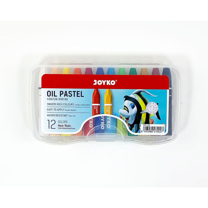 

CRAYON Oil Pastel JOYKO Isi 12Warna - Perpcs (Krayon minyak/crayon joyko/crayon 12warna)