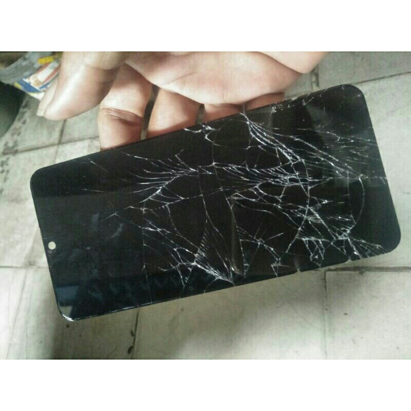 LCD ORIGINAL VIVO Y93/Y91/Y95 COPOTAN GLASS RETAK