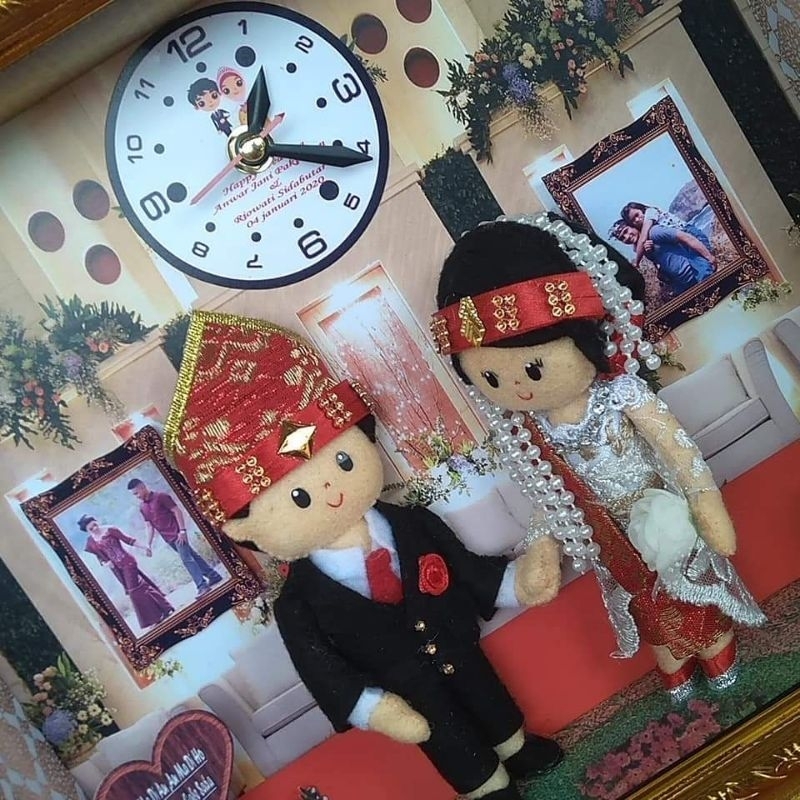 BONEKA PROFESI - BONEKA PENGANTIN ADAT BATAK - BAJU BATAK