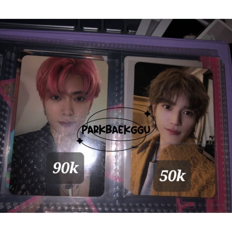Photocard jaehyun taeyong jaemin nct resonance 2020 kolbuk collection book nct