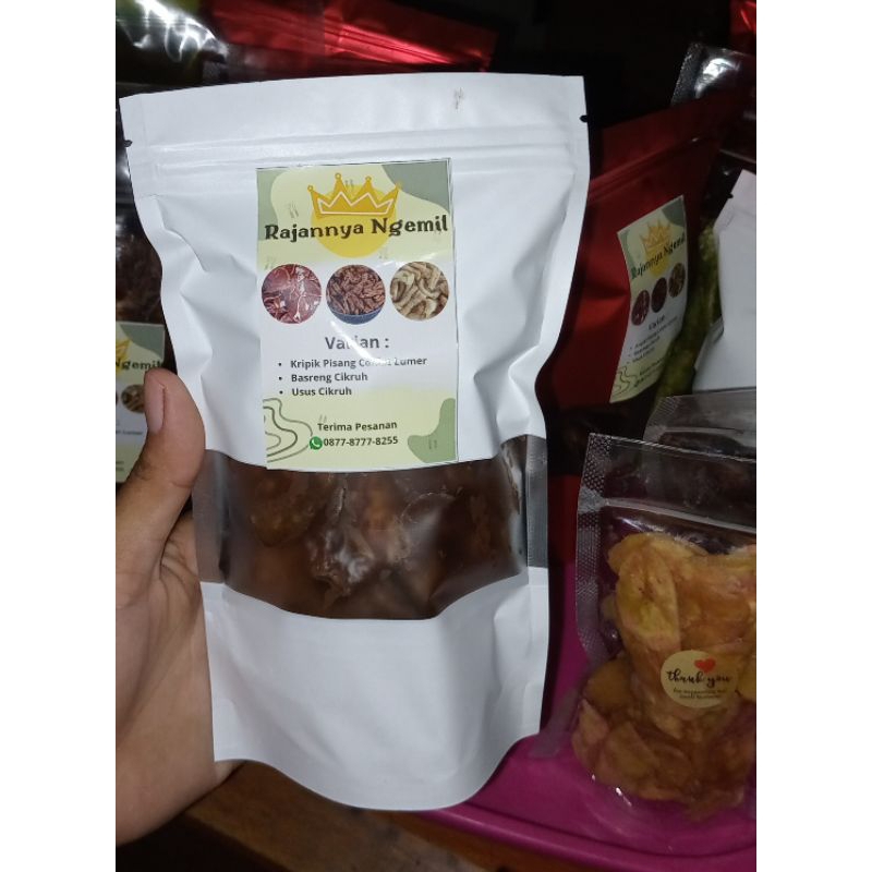 

kripik pisang coklat lumer