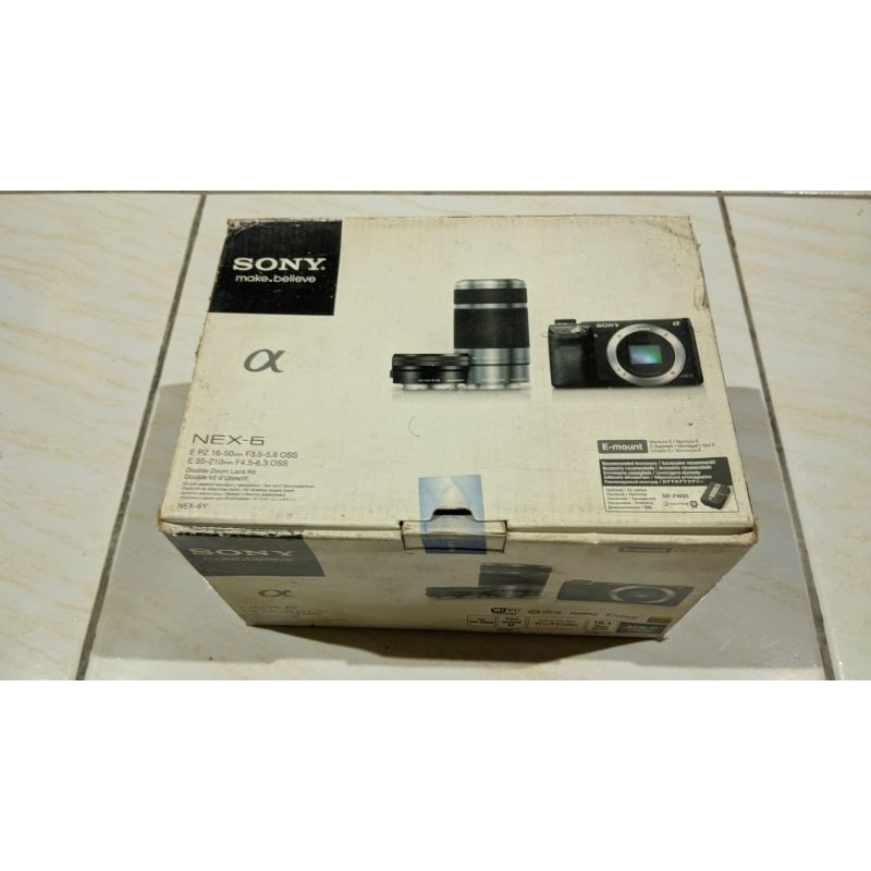 DusBox kamera mirrorless Sony alpha Nex 6