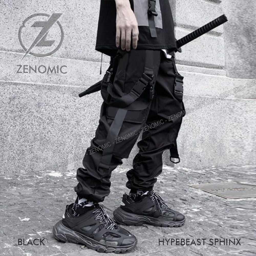 HITS Celana Jogger Cargo Panjang Pria Premium Cowo Keren Korea Style 2022