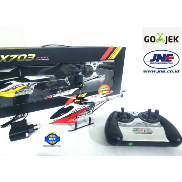 

Jual 3.5CH Helikopter Mainan RC Xiang 703 Limited Heng