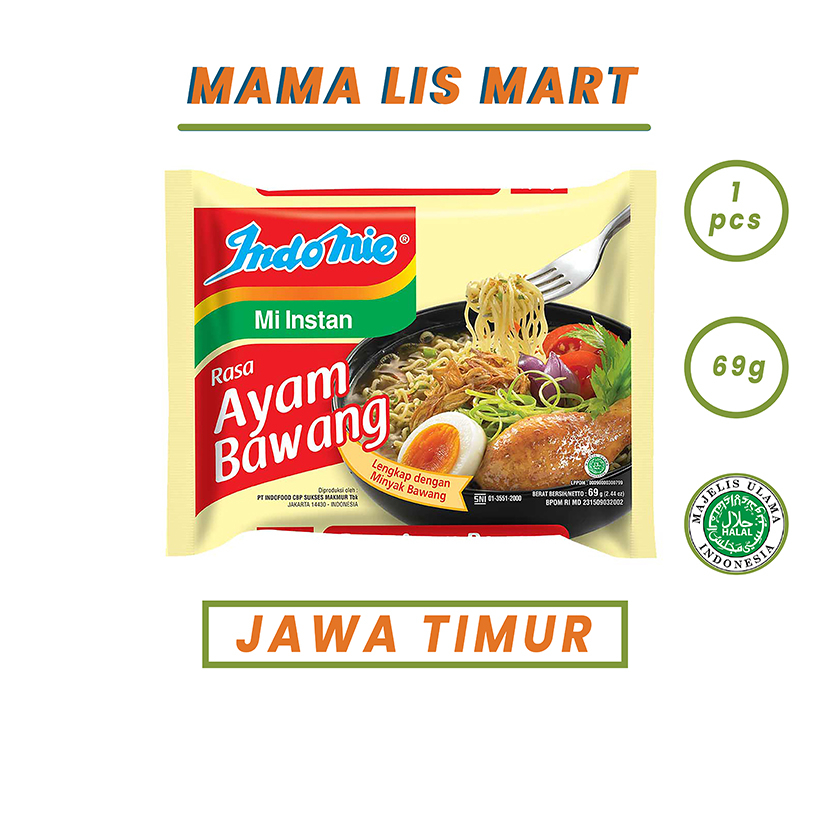 

INDOMIE KUAH RASA AYAM BAWANG 69gr [JAWA TIMUR]