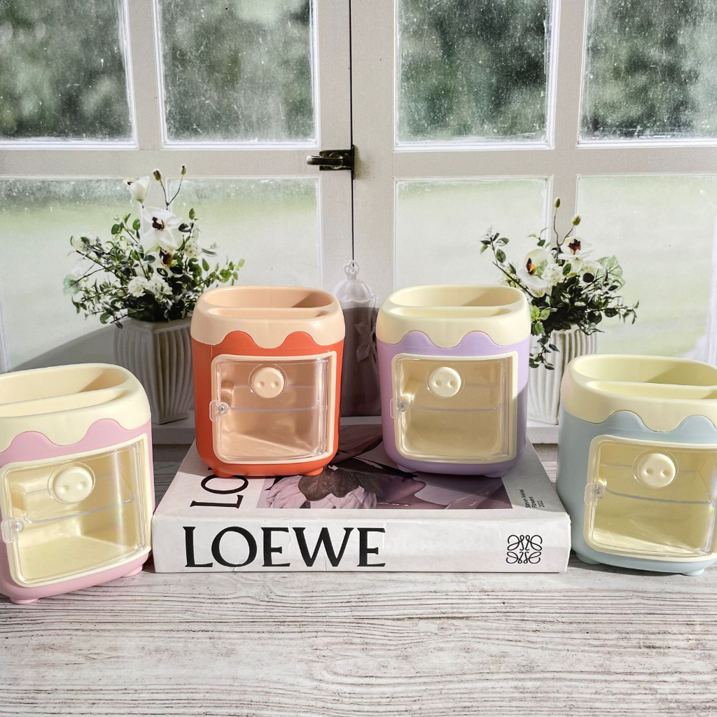 

pulpen organizer plastik Y-001 keperluan anak sekolah pen lucu imut keren pena unik fancy elegan bisa COD termurah import