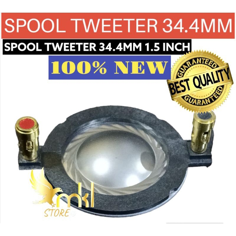 SPOOL TWEETER 34'4MM SPOOL DRIVER TWEETER SOUND UKURAN 34'4MM