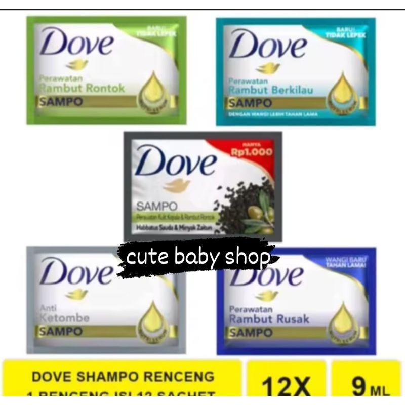 SHAMPOO DOVE SACHET / DOVE IJO