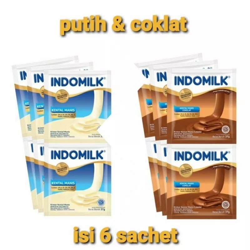 

Indomilk Susu Kental Manis 1 Renceng Isi 6