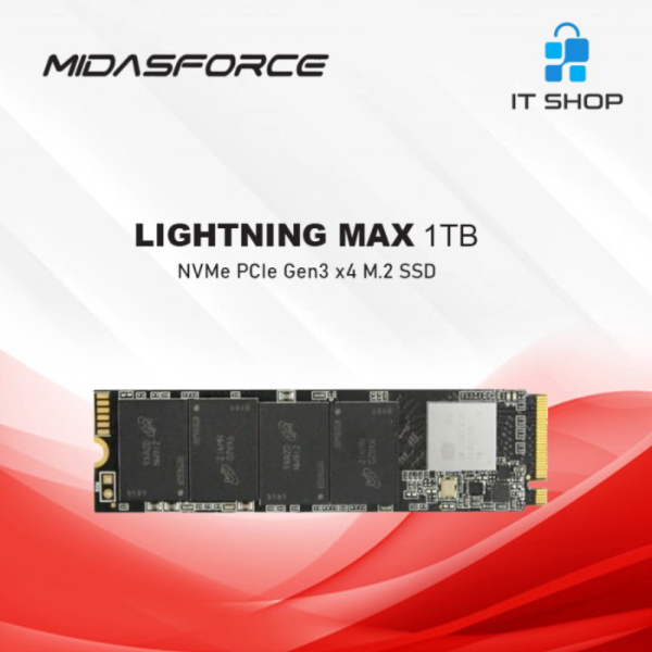 Promo Midasforce SSD NVMe Lightning Max 1TB Diskon