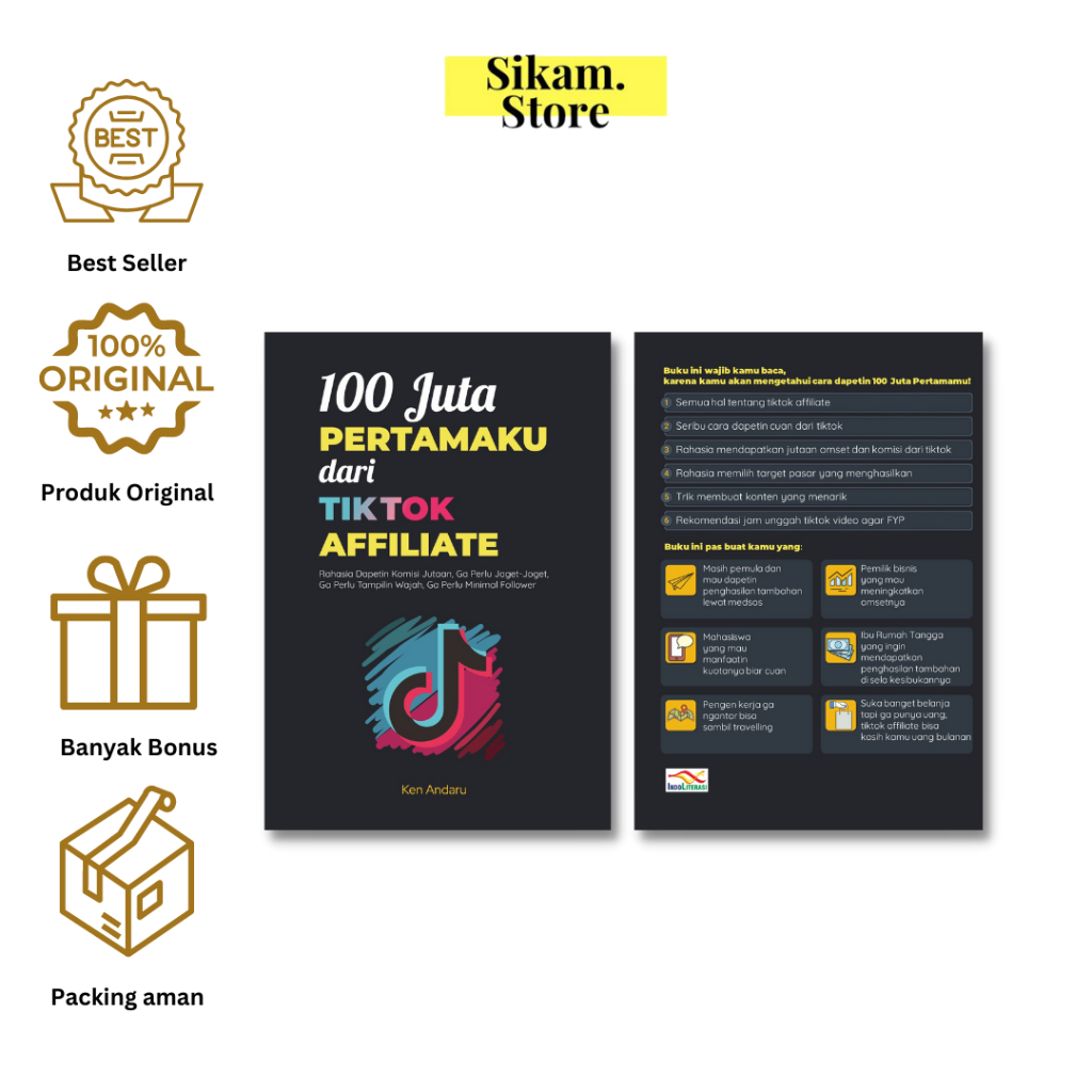 100 Juta Pertamaku Dari Tiktok Affiliate