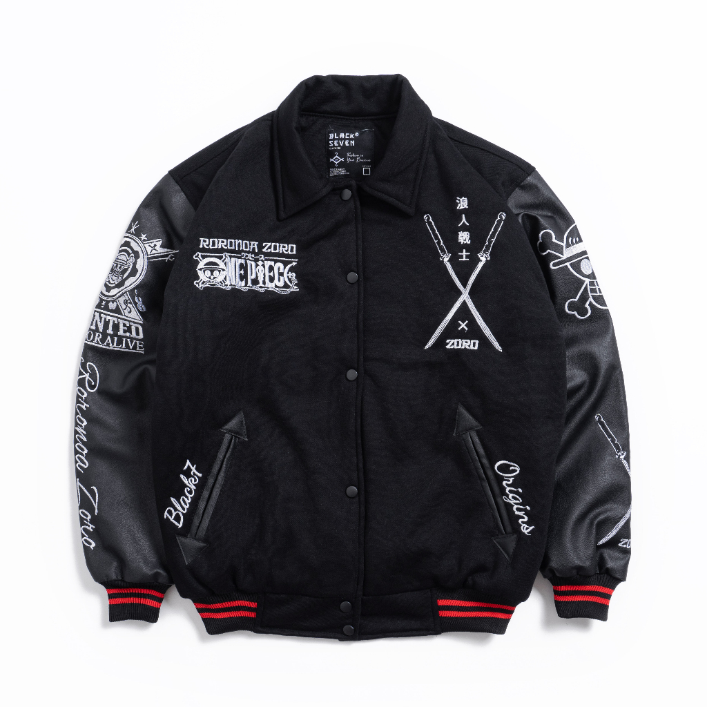 Jaket Varsity | Red Zoro Dragon