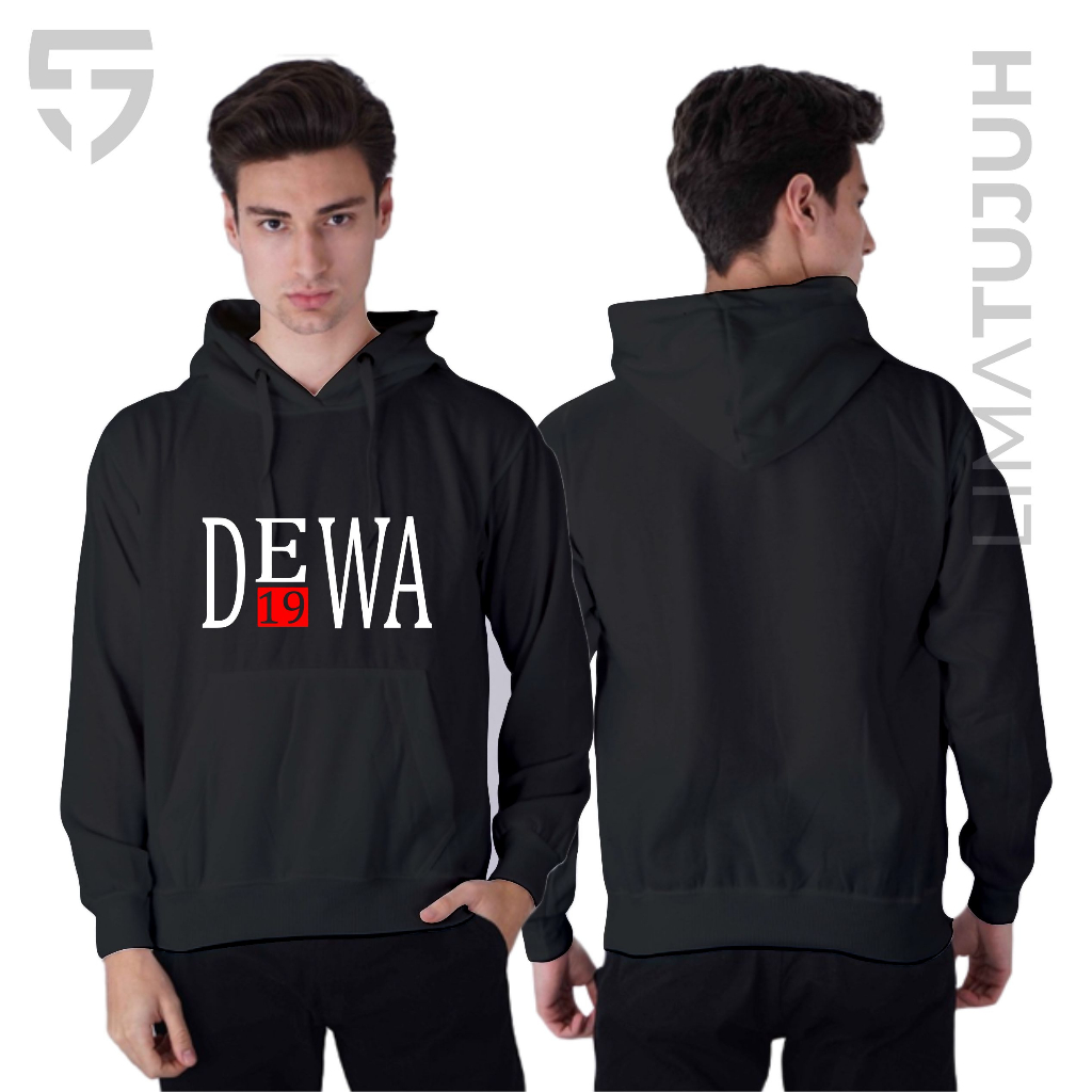 Jaket Hoodie Dewa 19 Logo Bahan Premium