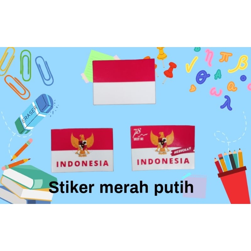 

Stiker Bendera Merah Putih dan Palestina