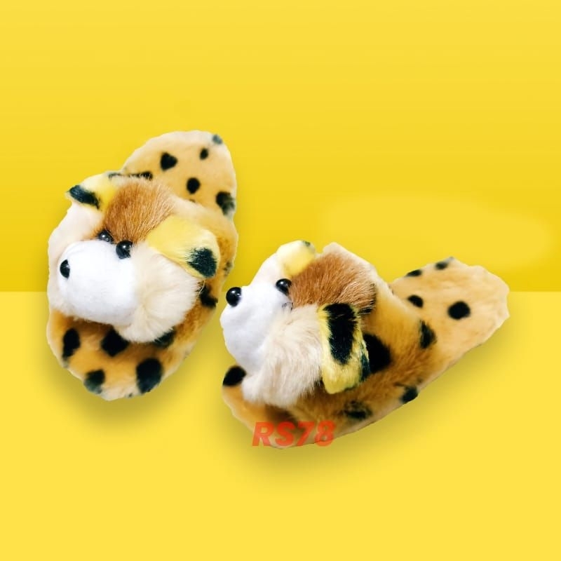 Sandal bulu boneka anak impor/Sandal anak bulu boneka.import/Sandal Rumahan