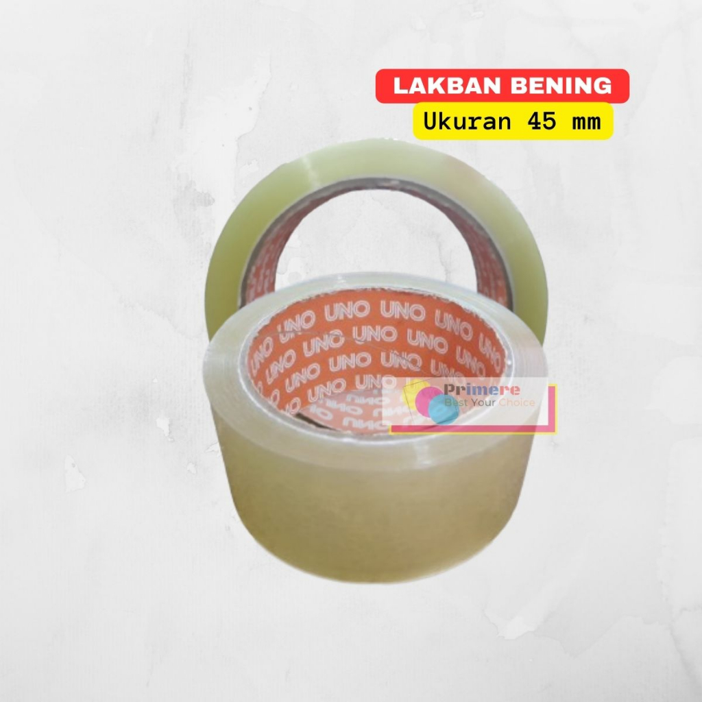 

Lakban Bening Tebal Ukuran 45mm Murah Satuan