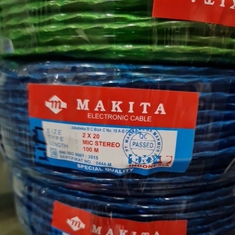 KABEL MIC STEREO MAKITA ORIGINAL (per meter)