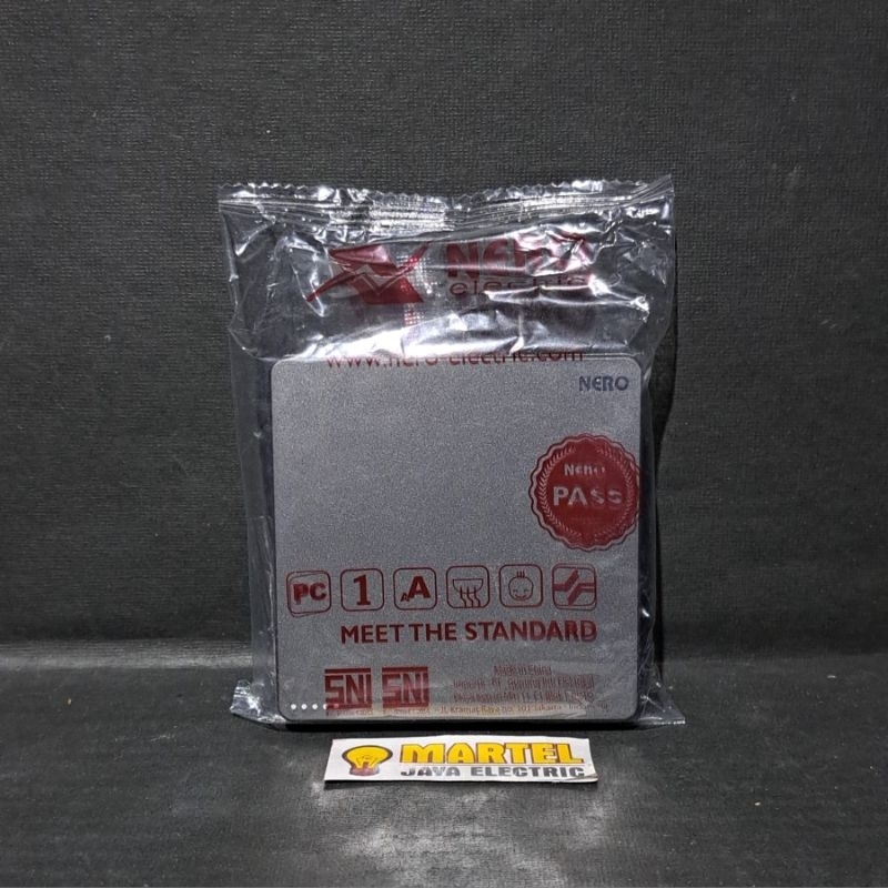 Saklar engkel hotel NERO GREY X21012-GR