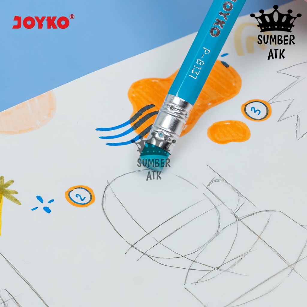 

RB Pencil Pensil Joyko P-8131 2B 1 Drum 36 Pcs Doodle