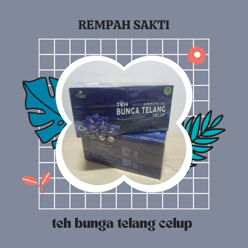 

[BEST SELLER] TEH BUNGA TELANG CELUP BY REMPAH SAKTI