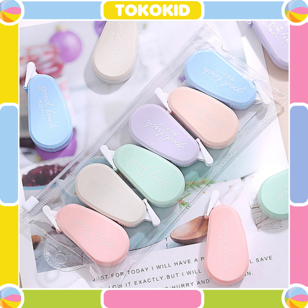 

Tape 6in1 / Penghapus Tip Ex Kertas 6in1 / Pita Koreksi Tip-eX Roll Correction Tidak Mudah Terputus STY14