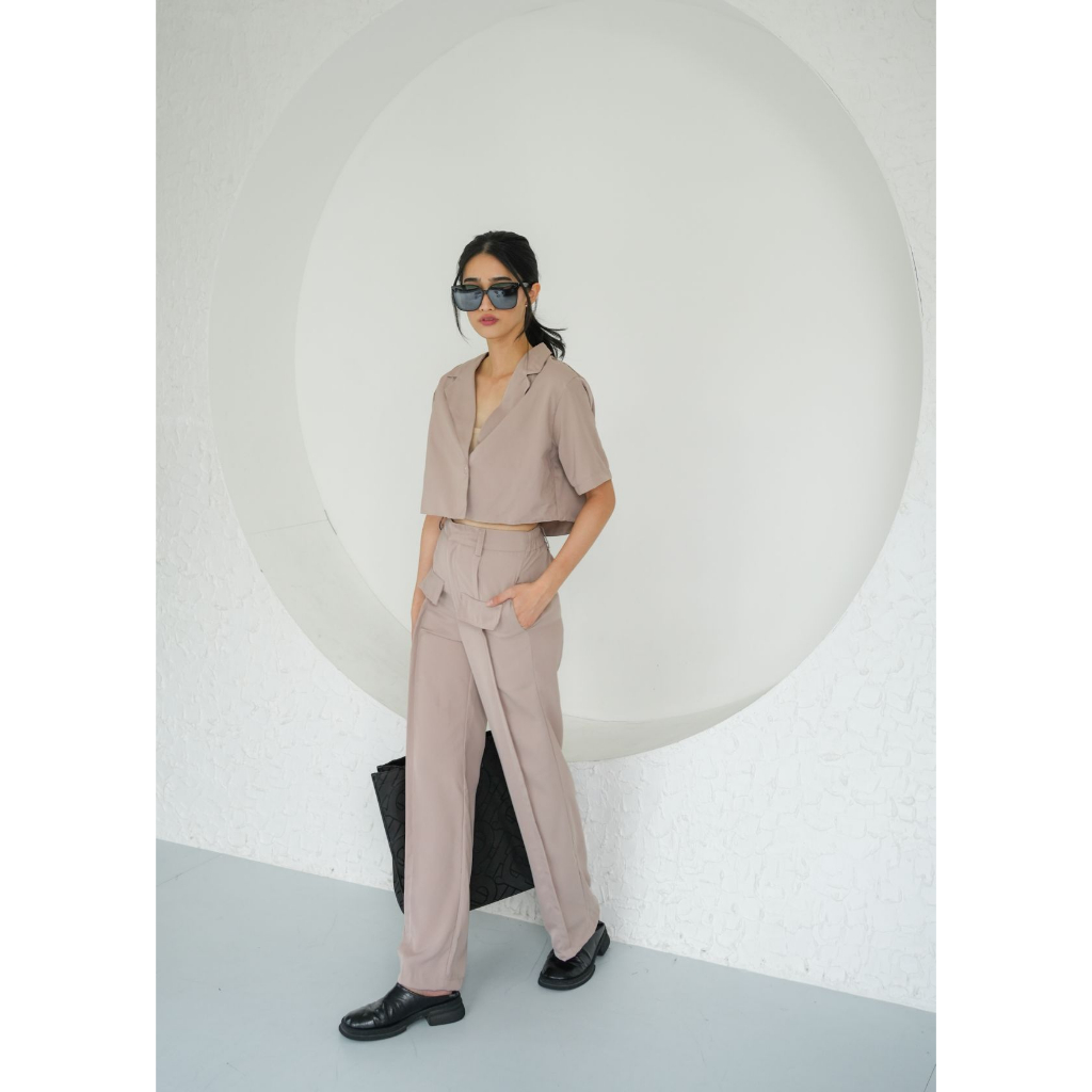 OFEYA - Maiko Set - Setelan Blazer Celana Panjang Wanita - Set Blazer Wanita