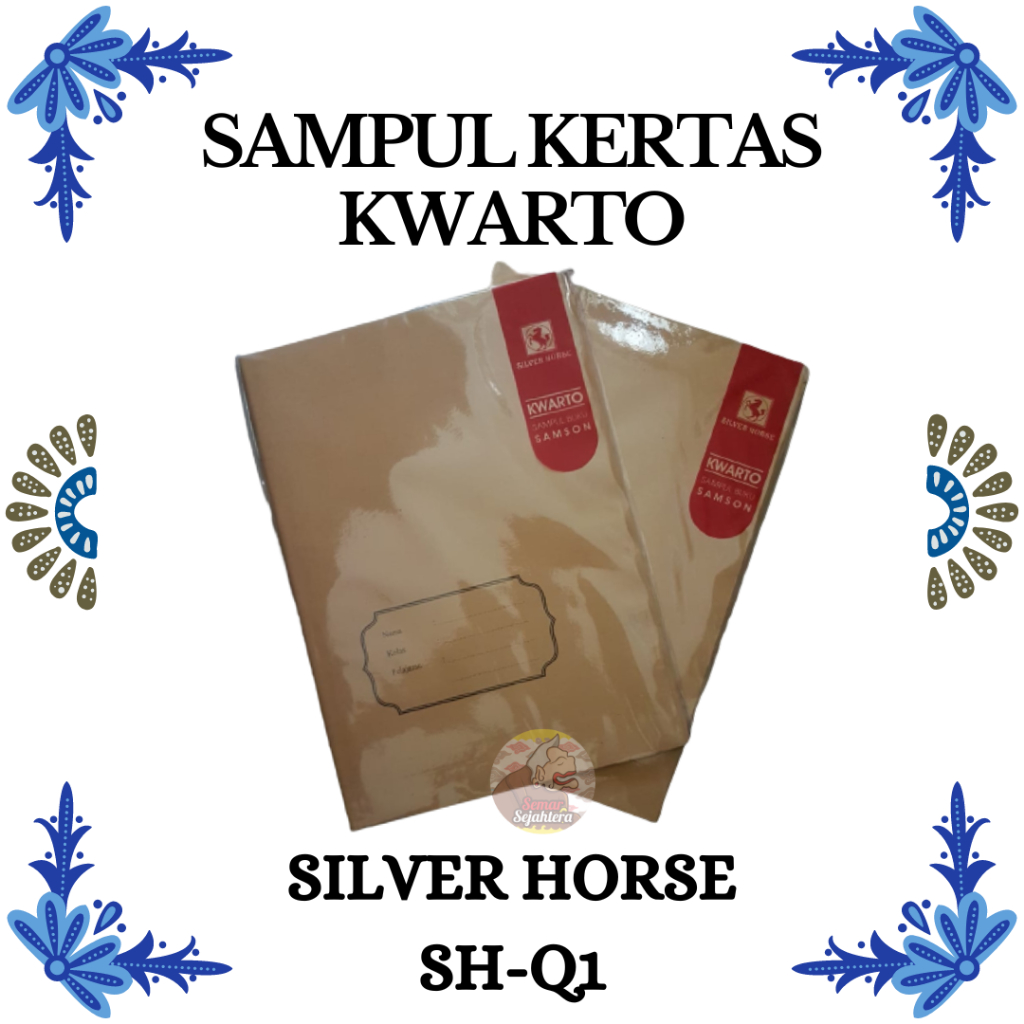 

[PAK] SAMPUL KERTAS / SAMPUL COKLAT KWARTO SILVER HORSE SH-Q1 (20 LEMBAR)