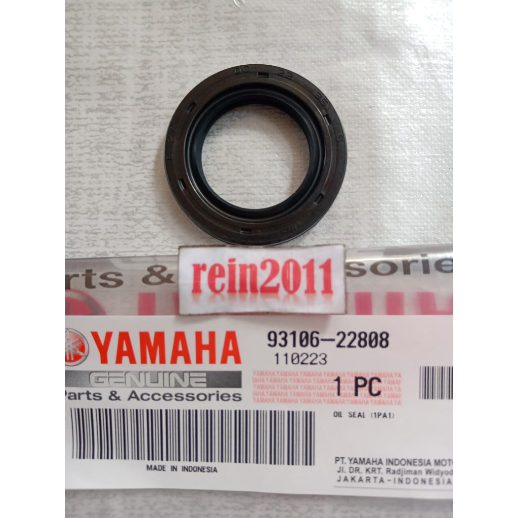 SEAL SIL RODA DEPAN XMAX R15 V2 ASLI ORI YAMAHA 93106 22808
