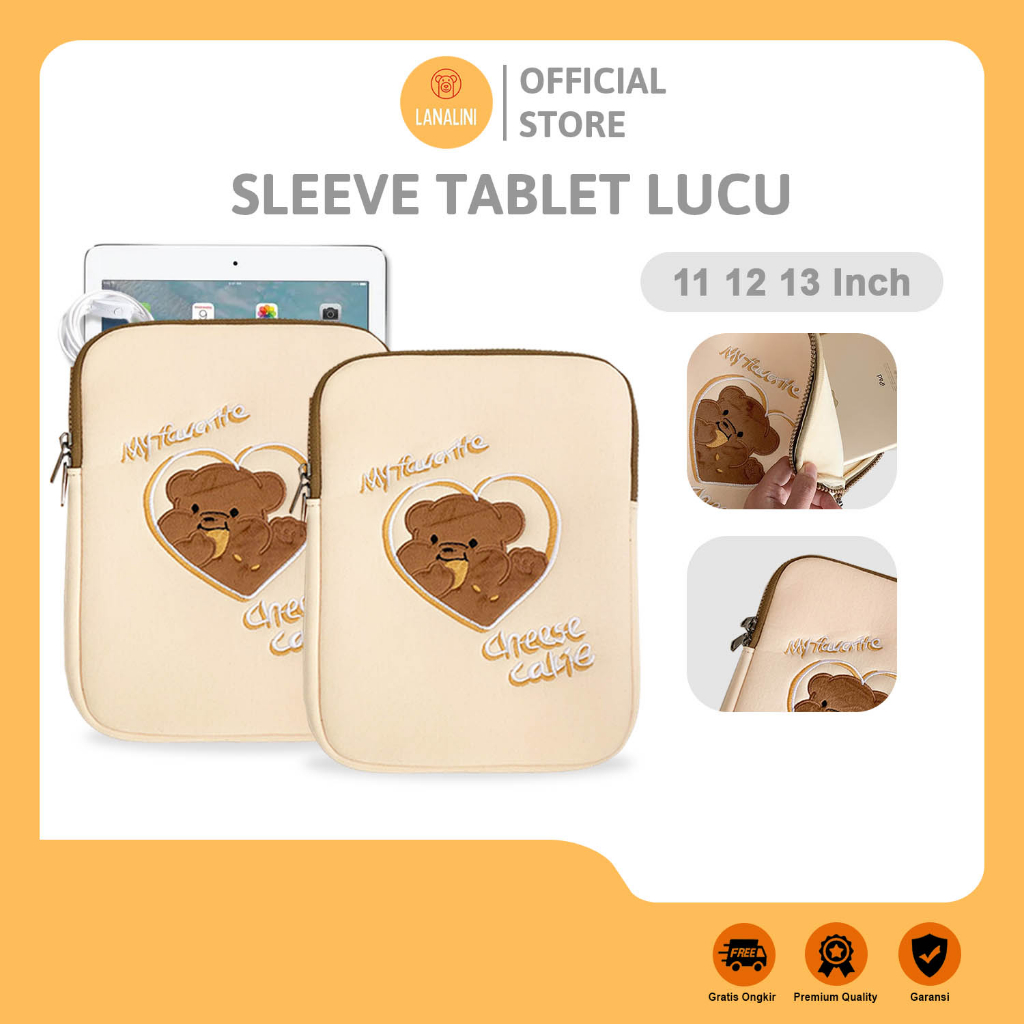 Sleeve Tab Apple iPad Generasi Gen 1 2 3 4 5 6 7 8 9 Mini Pro Air 9.7 10.5 11 2021 2020 2018 2017 Po