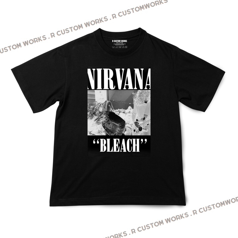 Kaos band Nirvana Bleach