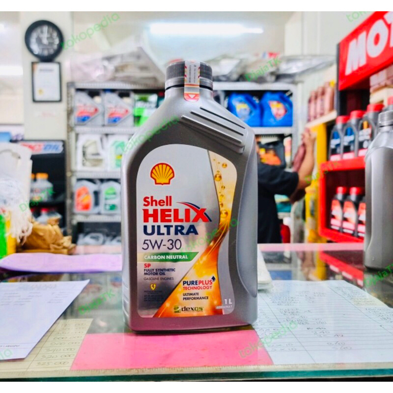 Oli shell helix ultra 5W 30 1L / kemasan 1Liter