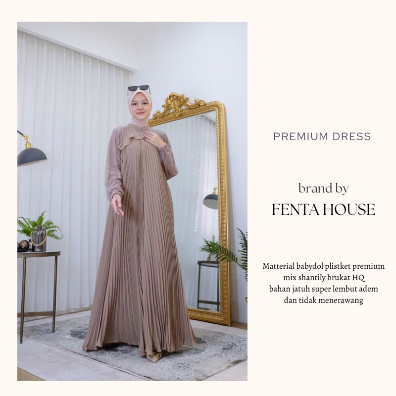GAMIS AMARTA PLISKET BY FENTA HOUSE