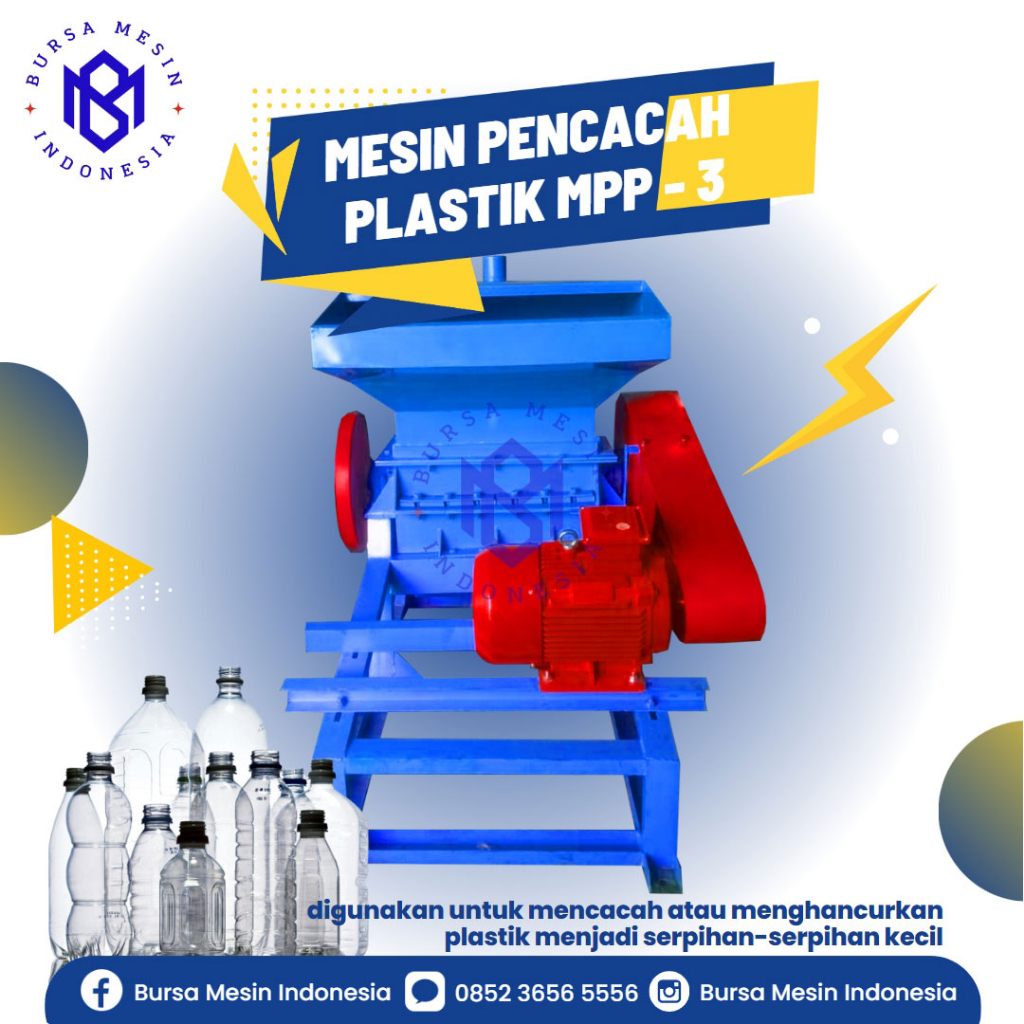

Mesin Pencacah Plastik Kertas MPP - 3
