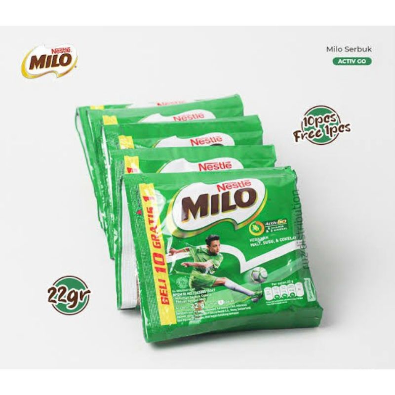 

Milo sachet 1 renteng / Susu Milo Ativ Go