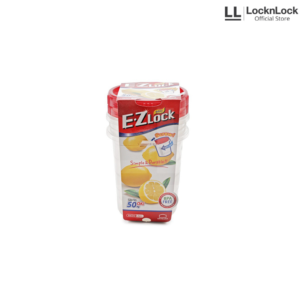 LocknLock Kotak Makan EZ Lock 860mL x 2