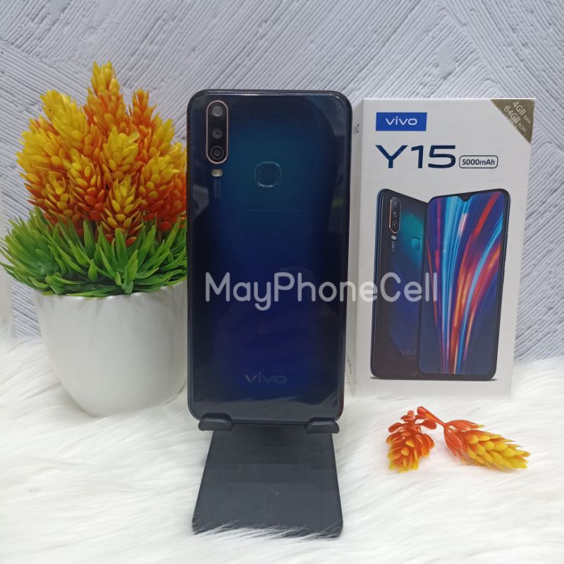 Vivo Y15 4/64 GB Handphone Second Bekas Fullset