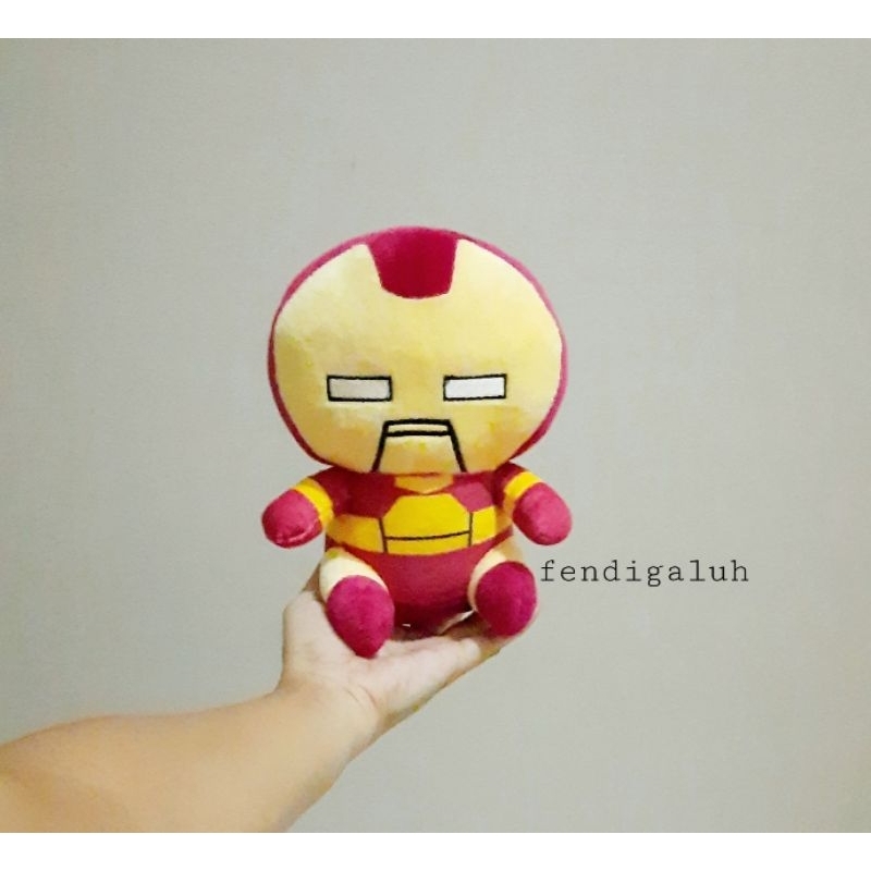 Boneka Iron Man Marvel Size 20 Cm/ Boneka Marvel/ Boneka Hero