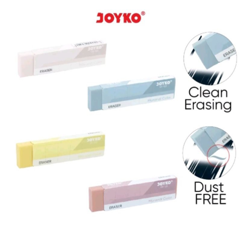 

Penghapus / Stip / Eraser Joyko B30 Warna Tanggung ER-123