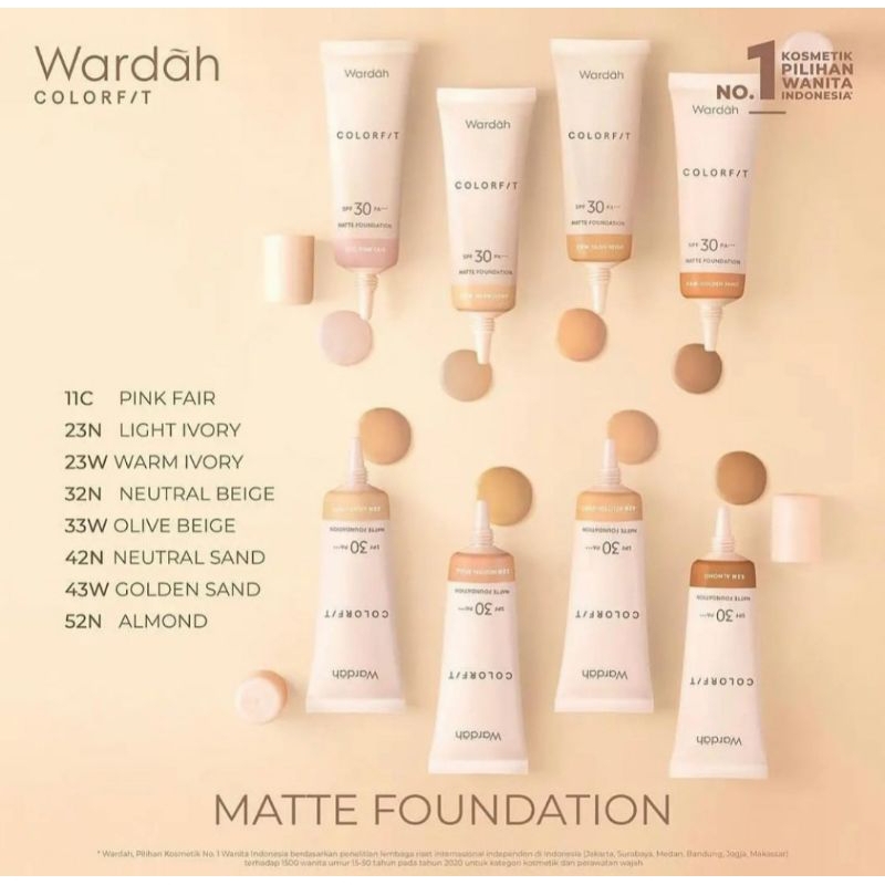 WARDAH COLORFIT MATTE FOUNDATION
