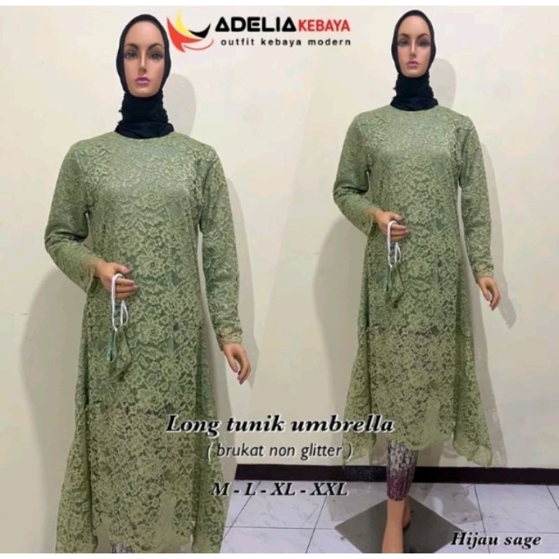 Stellan kebaya Brokat UMBRELLA NON Glitter